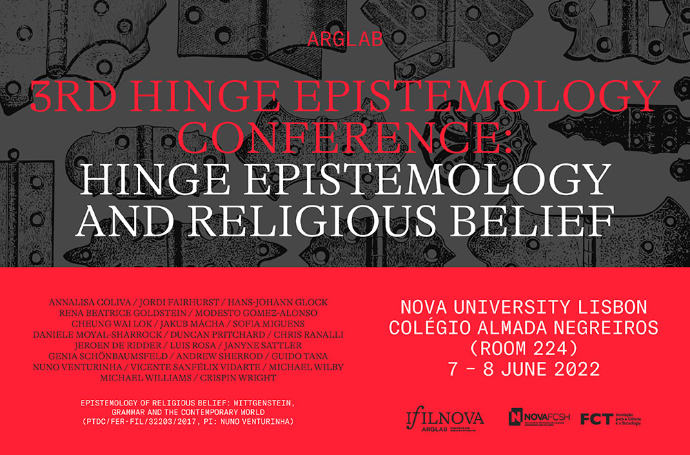 3rd Hinge Epistemology Conference Hinge Epistemology and Religious