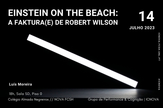 Einstein on the Beach: A Faktura(e) de Robert Wilson