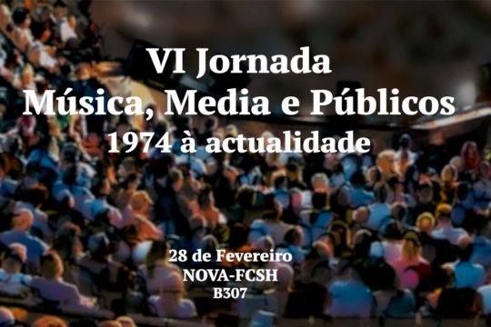 VI Jornada Música, Media e Públicos